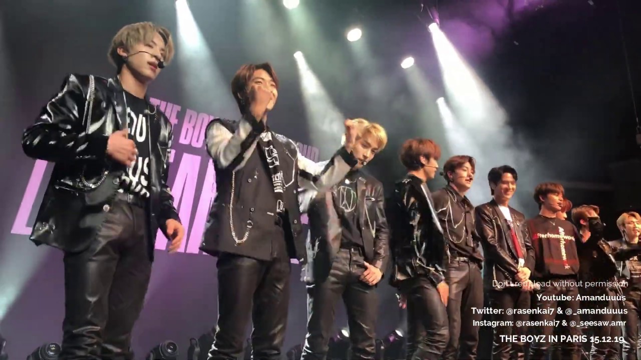 FULL CONCERT THE BOYZ 'DREAMLIKE Tour' in PARIS 2019 | 1st Row VIP