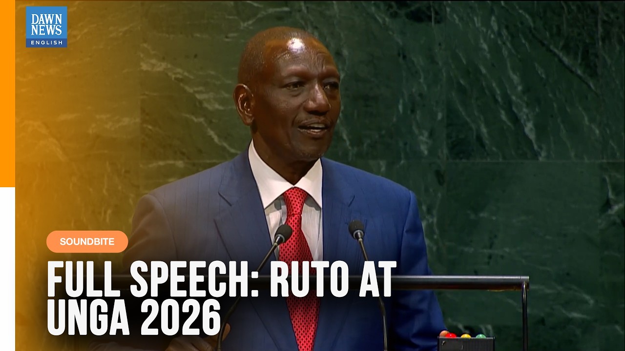 Full Speech: Kenya&rsquo;s Ruto Demands Permanent African Seat on UN Security Council | UNGA 2026