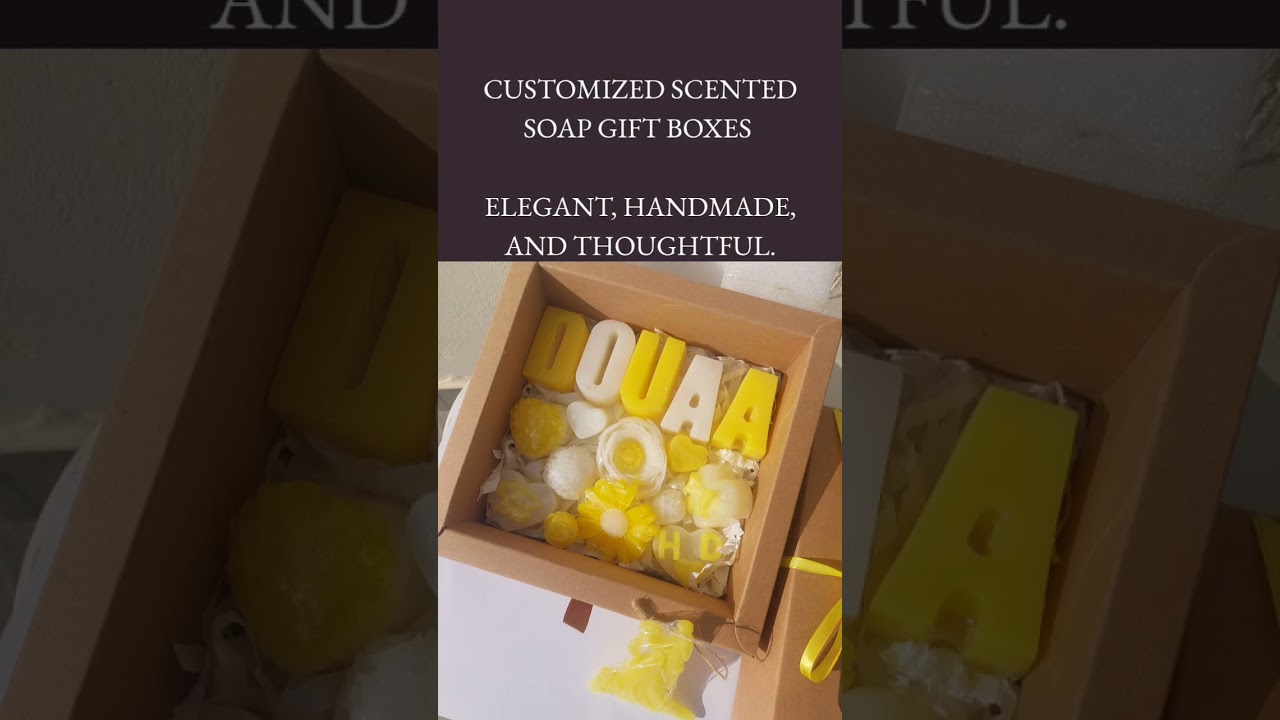 Custom Bridal Shower Gifts in Lebanon 💍🎁 | Soap Box Idea