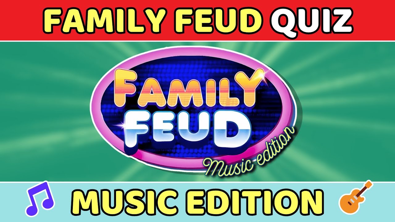 Викторина «Семейная вражда»: музыкальная версия | Сможете ли вы угадать самые популярные ответы? 🎤🎶