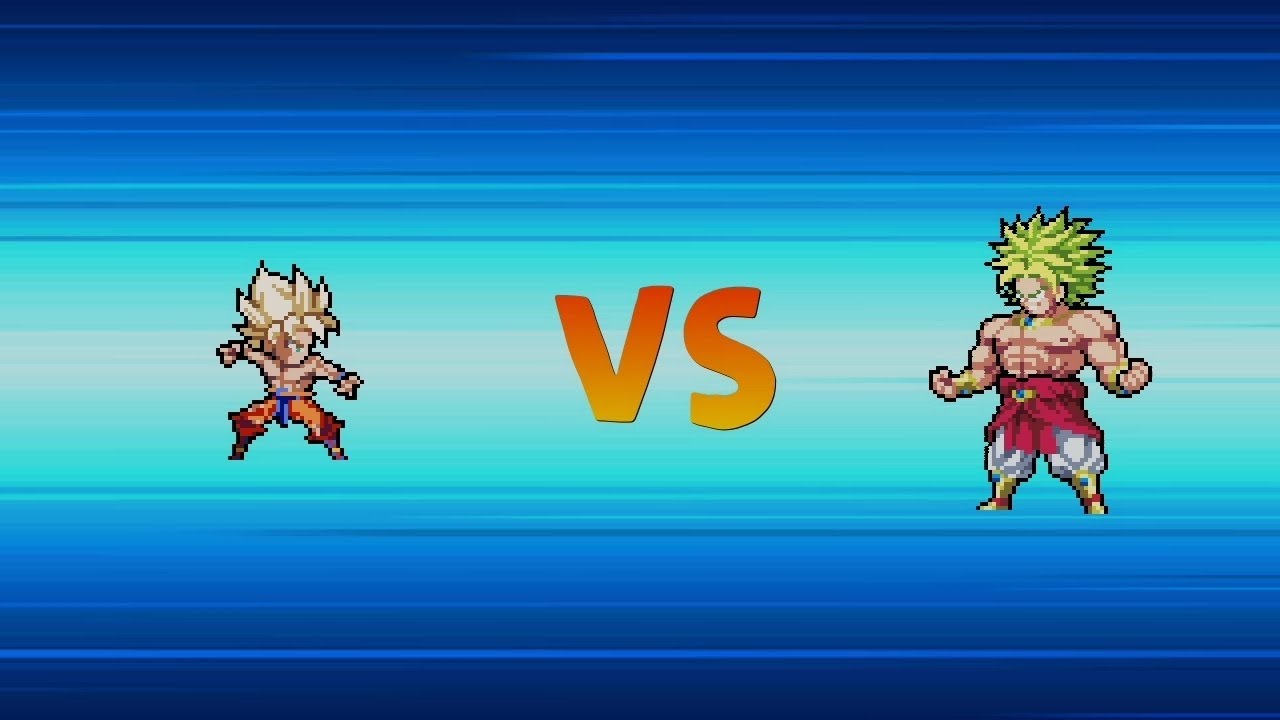 Goku ssj vs broly (power warriors) gameplay.