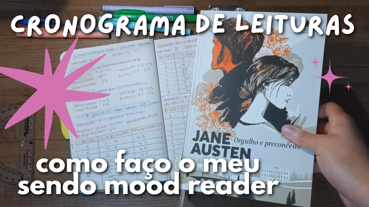 como faço meu cronograma de leitura ✨ planejando as leituras de março