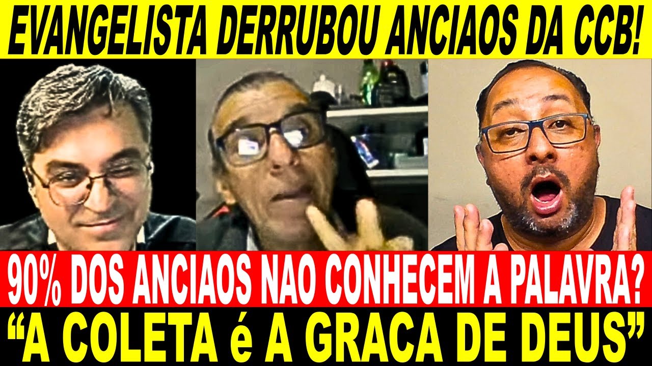 CCB: O EVANGELISTA QUE DERRUBOU 90% dos ANCIÃOS! 😱 | REVELAÇÃO que a CONGREGAÇÃO ESCONDE