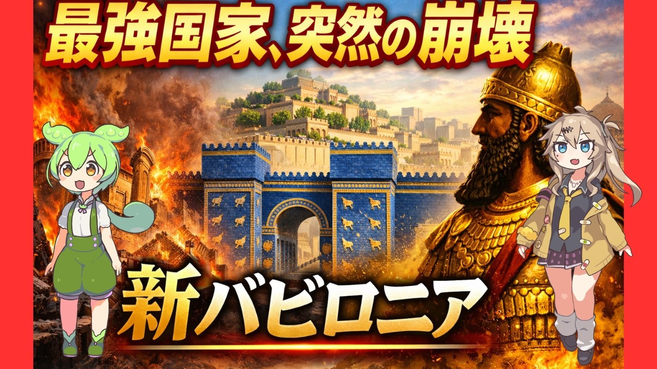 【ゆっくり解説】新バビロニア王国とは？ネブカドネザル2世と空中庭園の真実！アッシリア崩壊から滅亡まで一気に解説【世界史ストーリーノートTIPS】