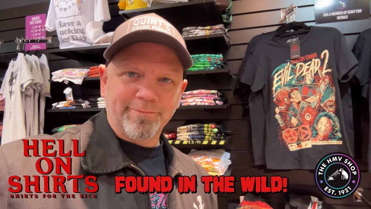 Hell on Shirts at HMV