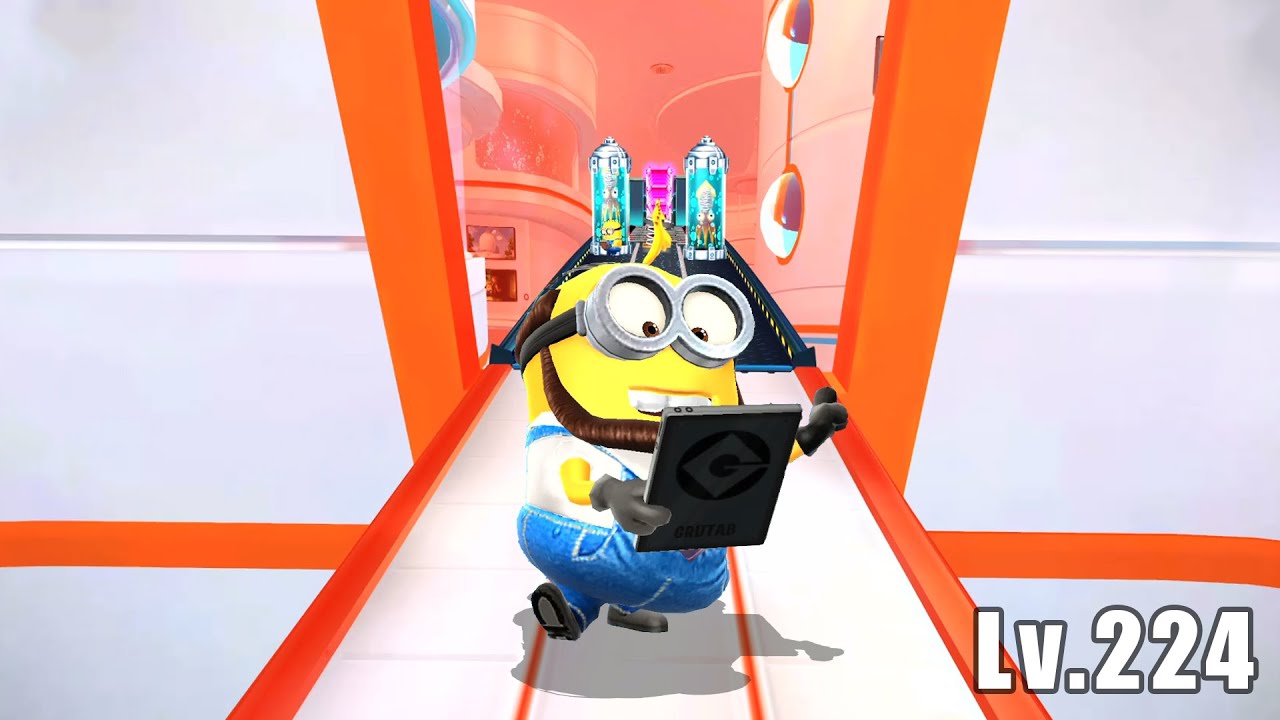 Minions PC game Minion rush Grandpa minion Collect 4.2K Bananas without the Banana Splitter Lv.224