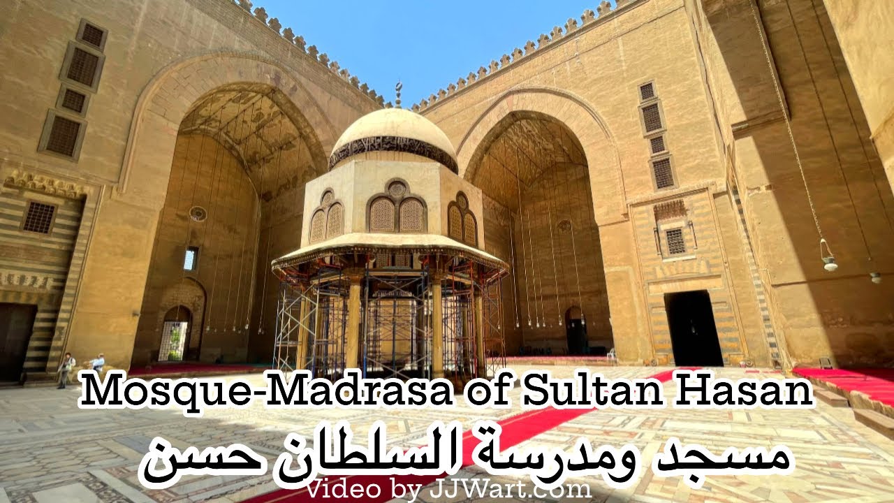 Let&rsquo;s uncover the breathtaking mosque-madrasa of Sultan Hasan in Cairo, Egypt #travelvideo 