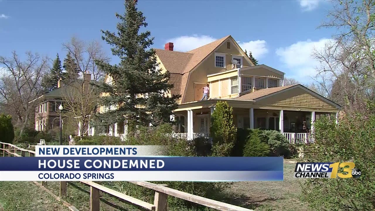 Colorado Springs house condemned, residents evicted