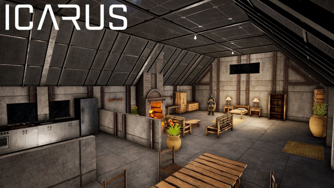 Memperbesar Base Dan Membuat Ruangan Pribadi ( Kamar ) | ICARUS | #20