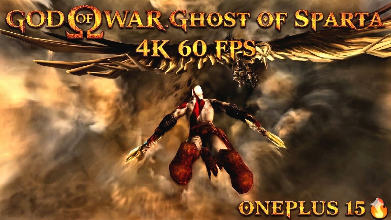 Kratos Unleashes Fury!😈🔥Erinys Boss Fight – 4K 60FPS ONEPLUS 15 #psp #kratos #godofwar #trending 