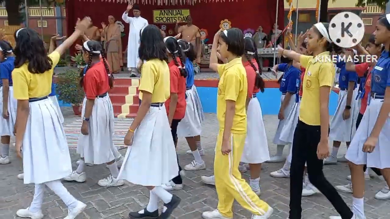 Annual Sports Day 2022, Canossa Convent Primary School.                  Ayodhya.