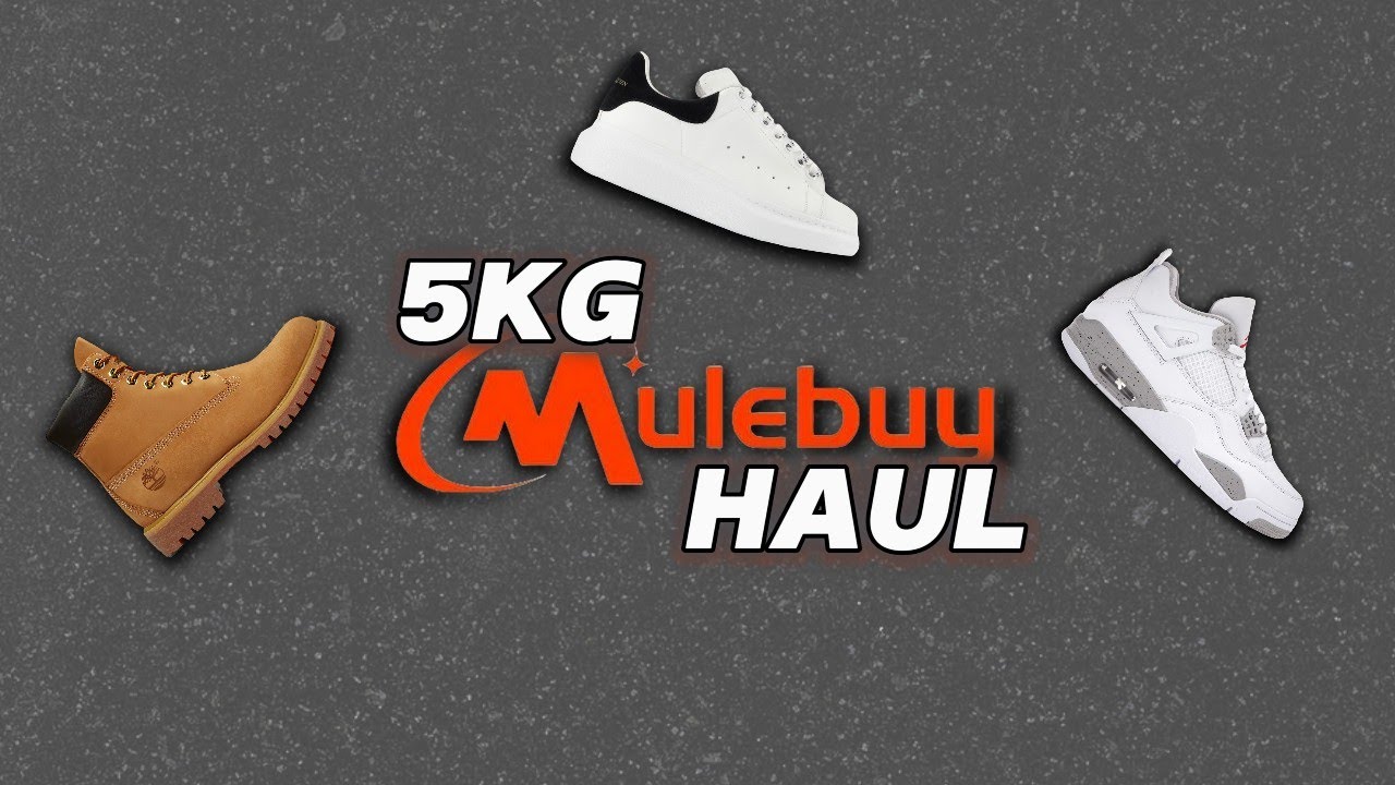 5KG MULEBUY HAUL TO ITALY UNBOXING (J4 WHITE OREO, TIMBERLAND, MCQUEEN)