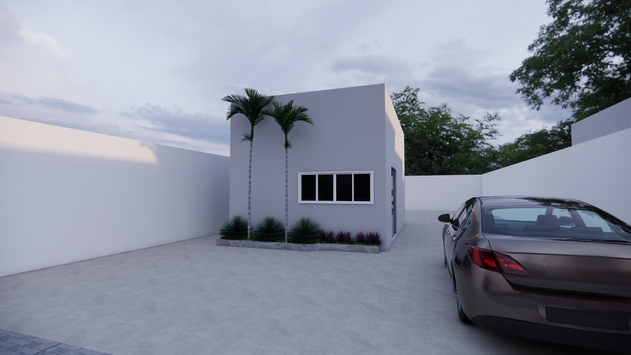 🏡 Projeto de Casa 34m² | Sala, Cozinha, Quarto e Banheiro + Ampliação Planejada