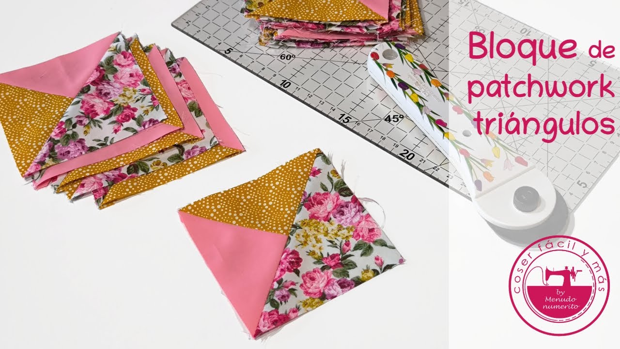 Patchwork fácil con triángulos