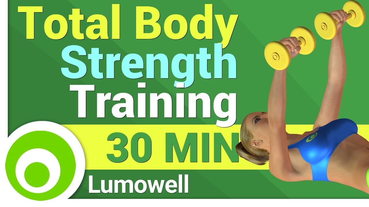Strength training for women - Full body workout with dumbbells