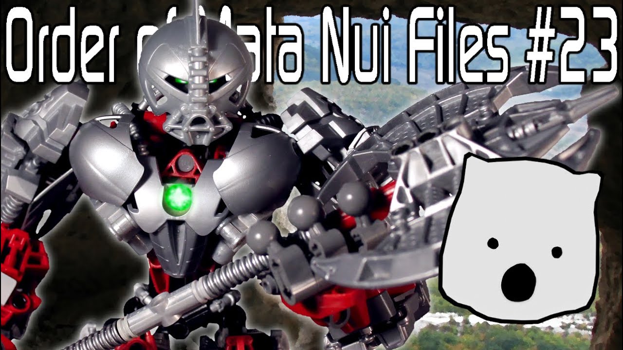 Axonn, The Pensive Paladin (BIONICLE MOC Slideshow) Order of Mata Nui Files #23