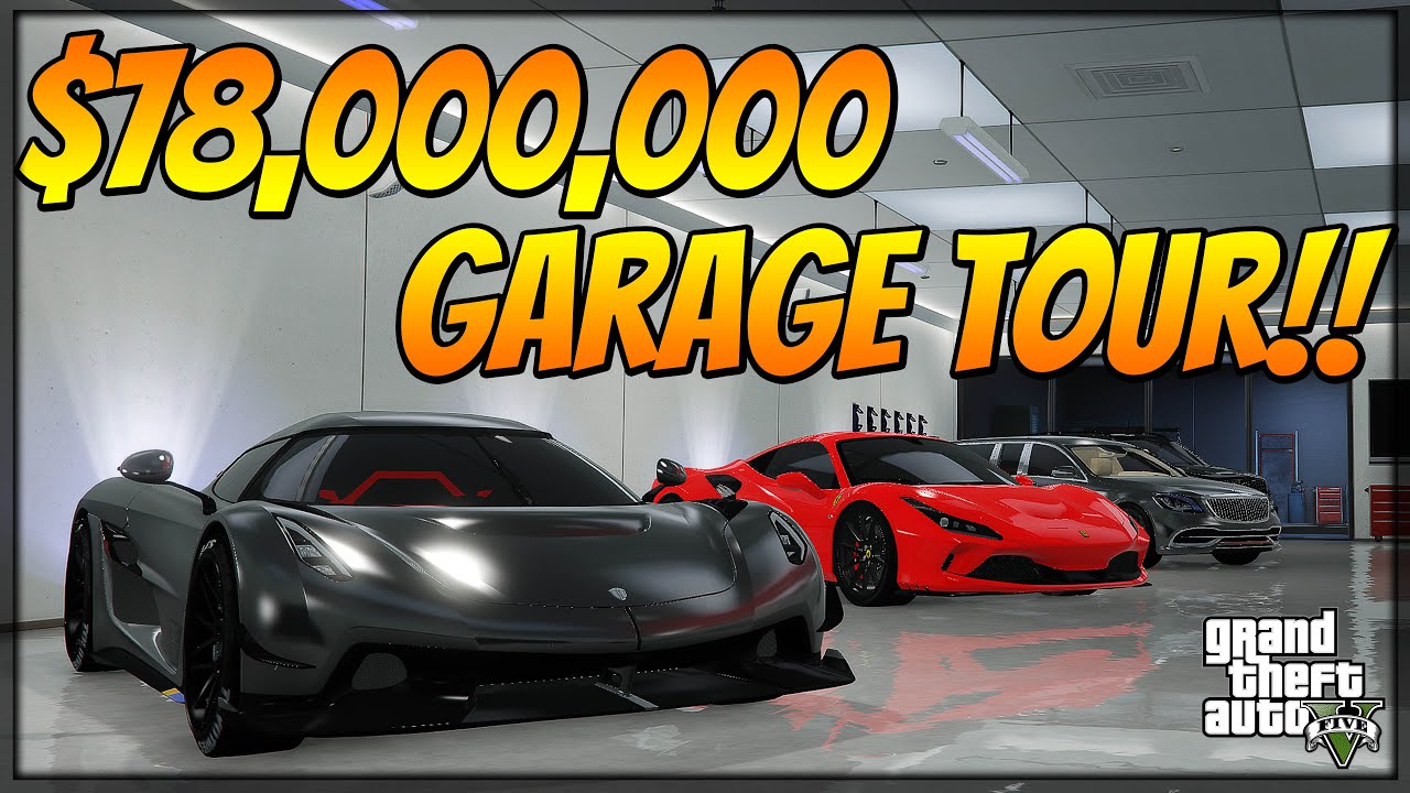 Tour of My $78,000,000 Garage in GTA 5 RP | Multi-Million Dollar Cars