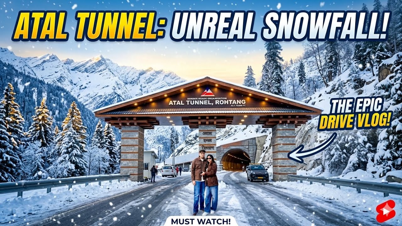 Manali se Rohtang via Atal Tunnel | The Ultimate Snow Drive 🏔️🚗 May 2026 