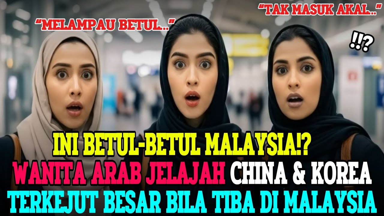 WANITA ARAB TERKEJUT DI MALAYSIA “INI BETULKAH MALAYSIA CERITANYA LANGSUNG BERBEZA!”
