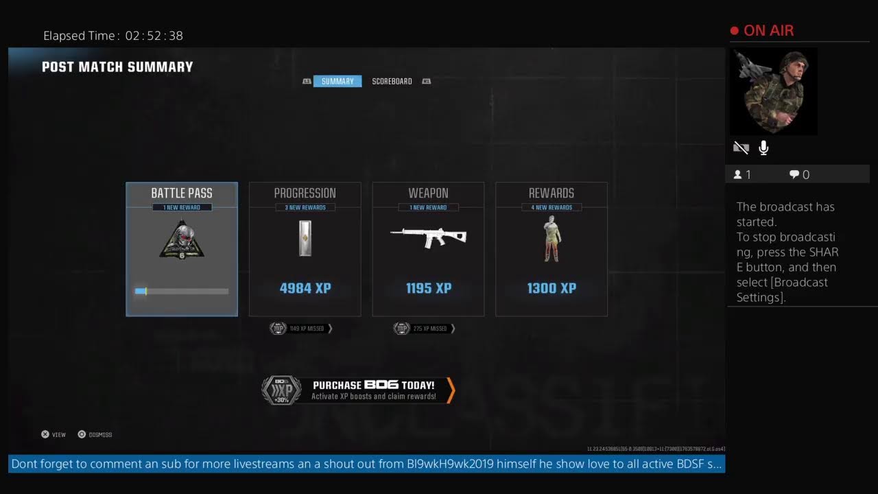 BlackH9wk2019's Live PS4 Broadcast #CODWZ #iDoNotOwnCopyRightsToThisGame