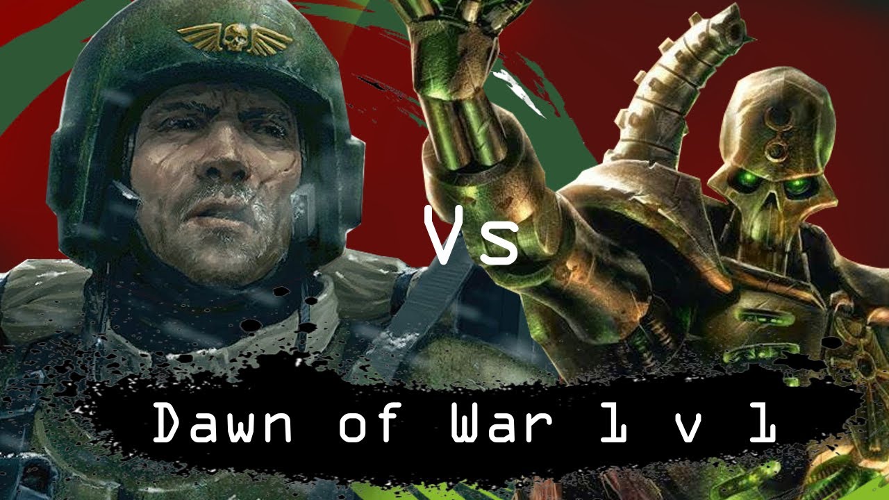 Dawn of War  Soulstorm 1 v 1 Imperial Guard vs Necrons