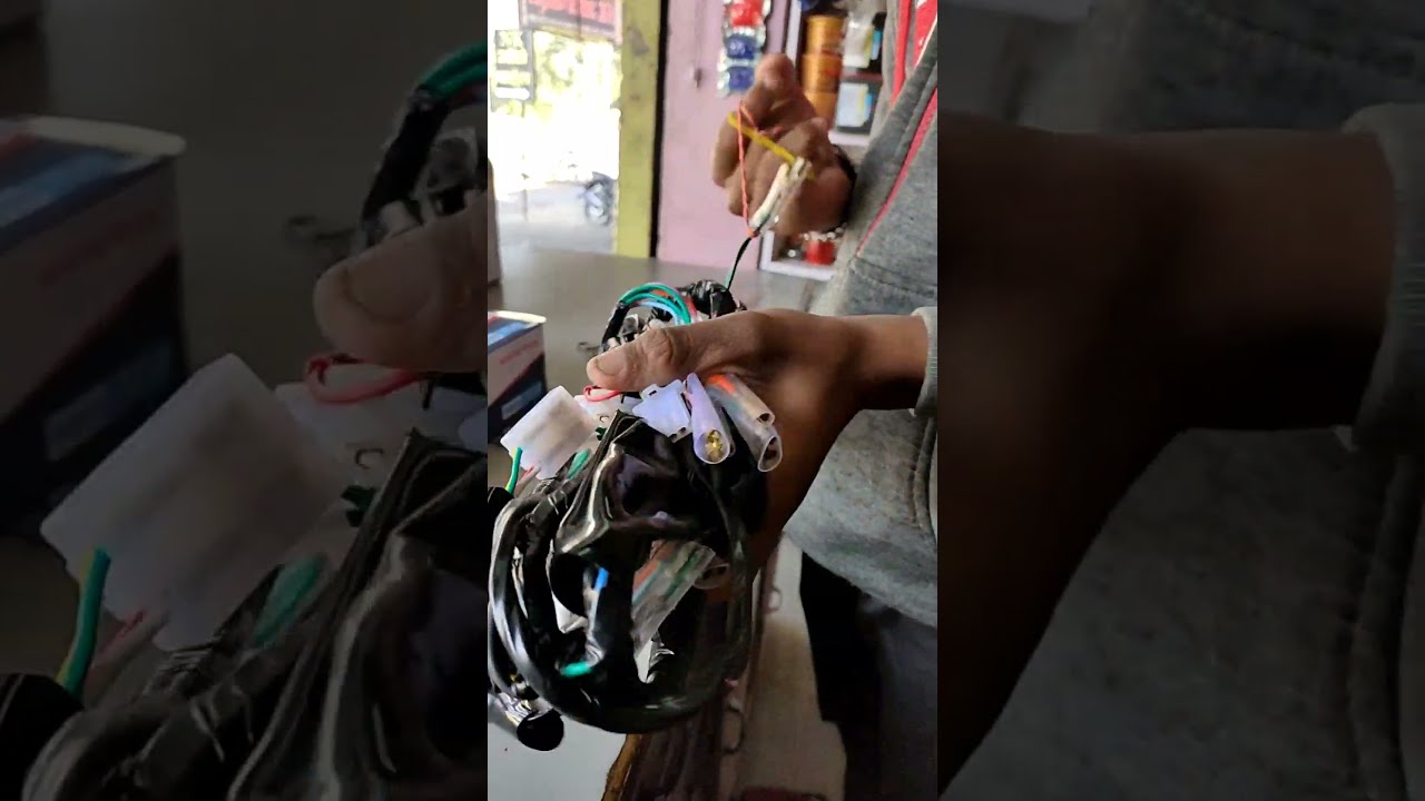 Unboxing of wiring of hero splendor plus. #shorts ds autoparts