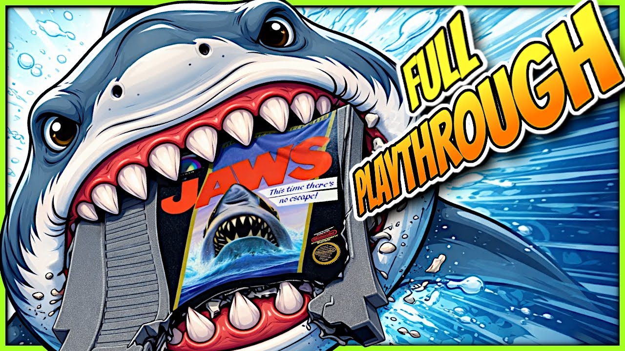 Jaws (NES) – Full Playthrough | No Commentary