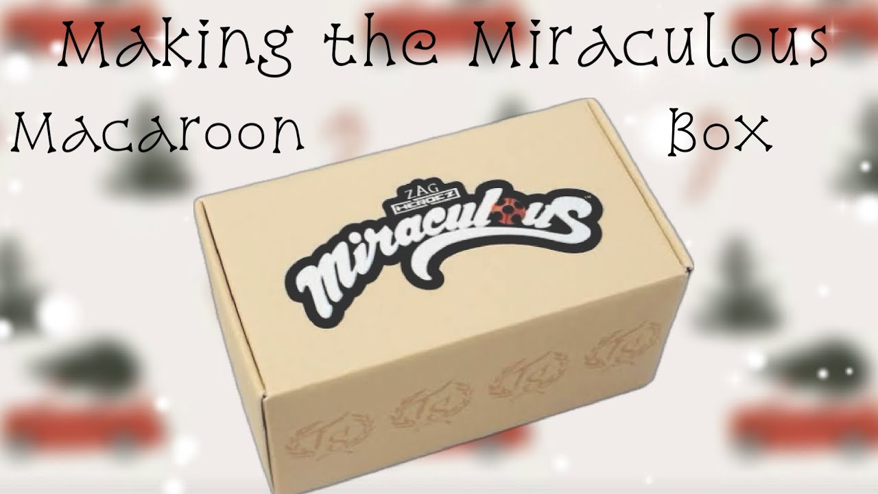 MAKE THE MIRACULOUS MACAROON BOX W/ ME!!! *Taking y’all through a step by step making of famous box*