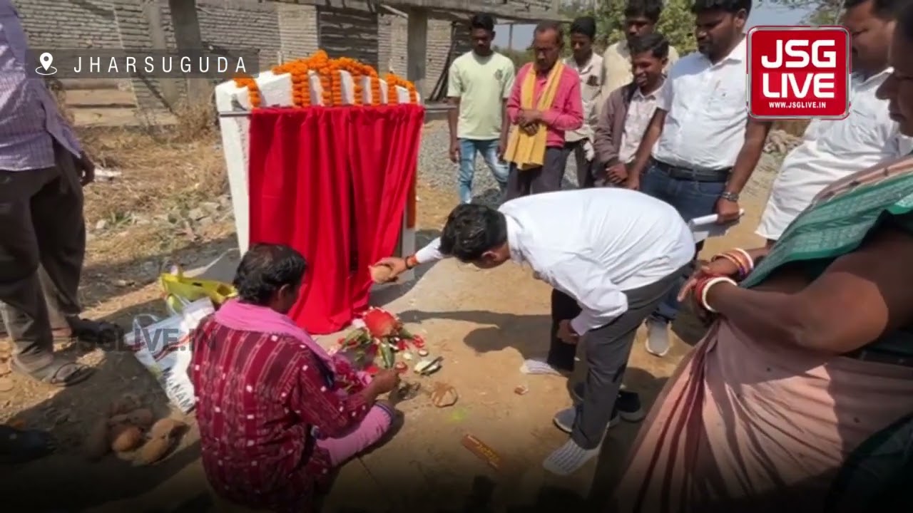 Jharsuguda MLA Tankadhar Tripathy Lays ₹26 Crore Road Foundation in Laikera, Kirmira Blocks