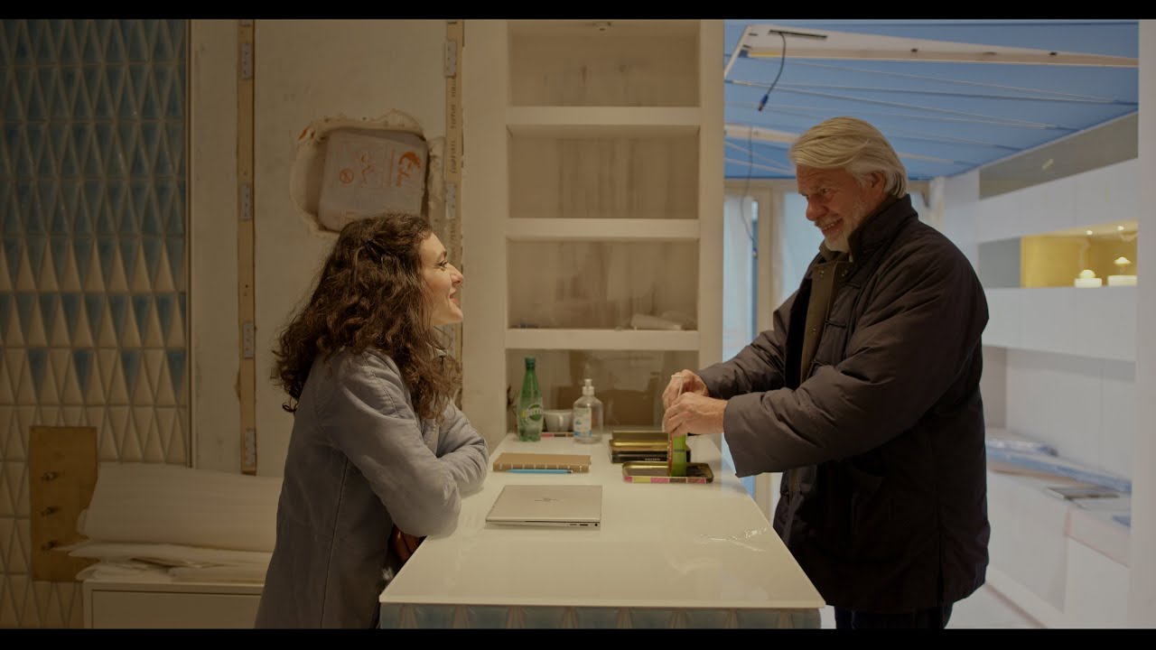 Chris Dercon & Milène Guermont in the total artwork in process