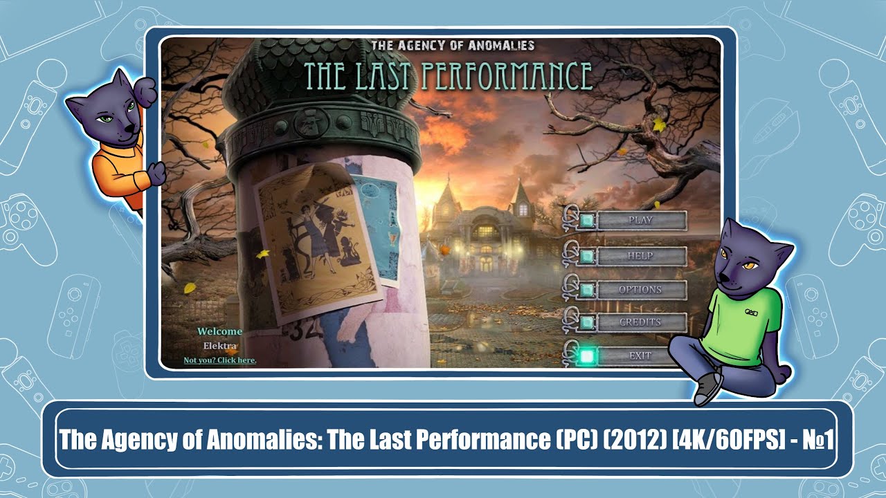 The Agency of Anomalies: The Last Performance (PC) (2012) [4K/60FPS] - №1