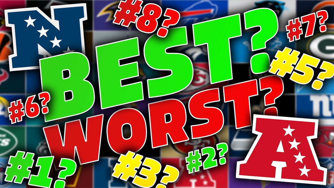 Ranking All 8 NFL Divisions From Worst To First For The Upcoming 2025 Season
