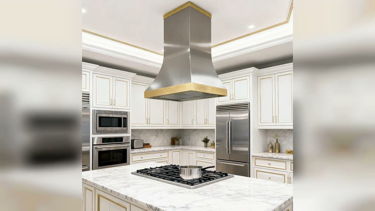 Review: SINDA Classic Hammered Stainless Steel Range Hood with High Airflow Cenrtifugal Blower...