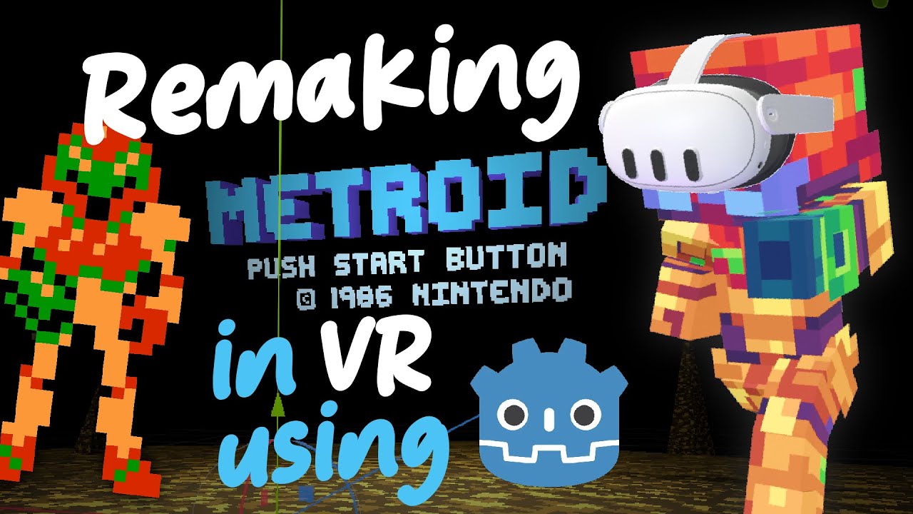 remaking NES Metroid for VR using Godot