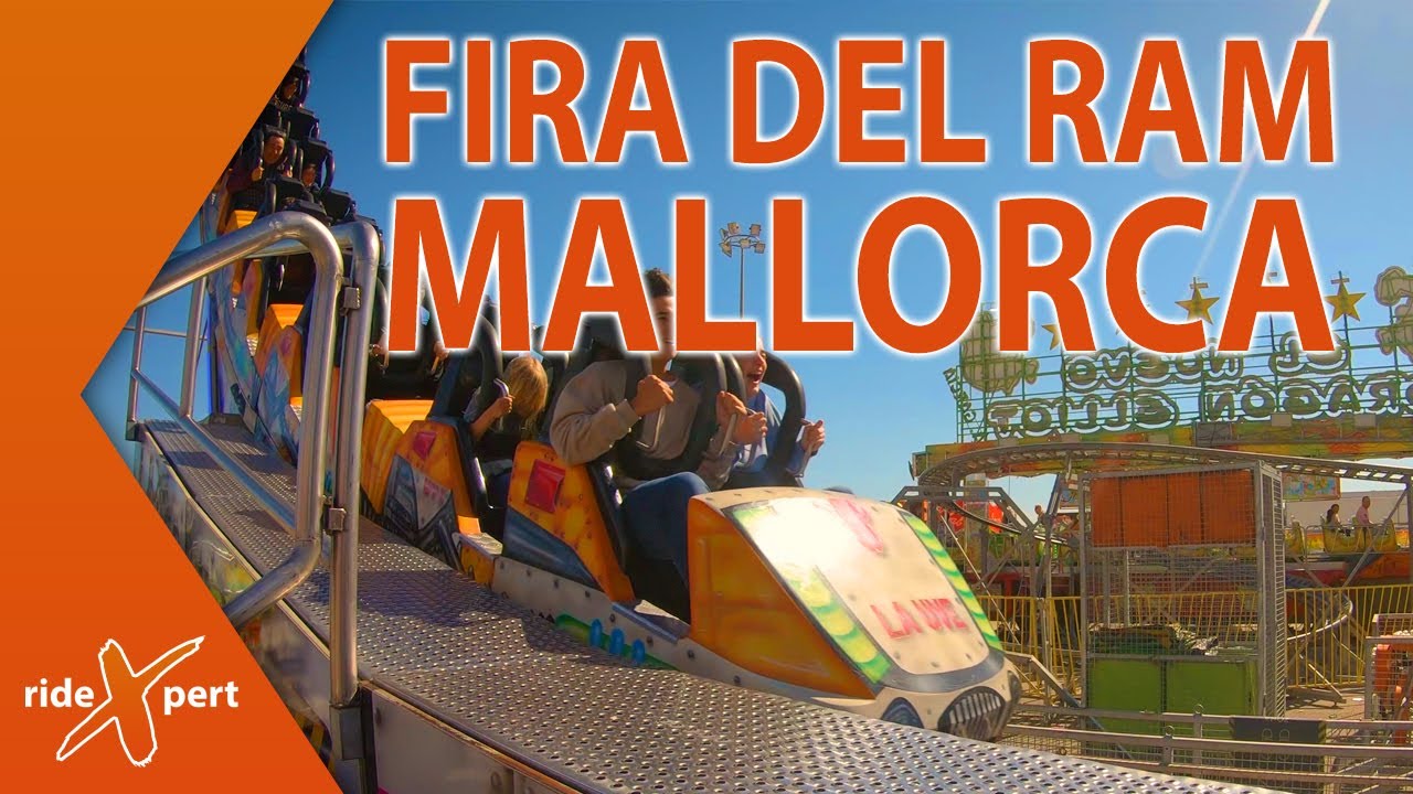 Wir waren zur Kirmes auf Malle 🎢😲🎈🎡 | Fira del Ram | Palma de Mallorca | by RideXpert in 4K