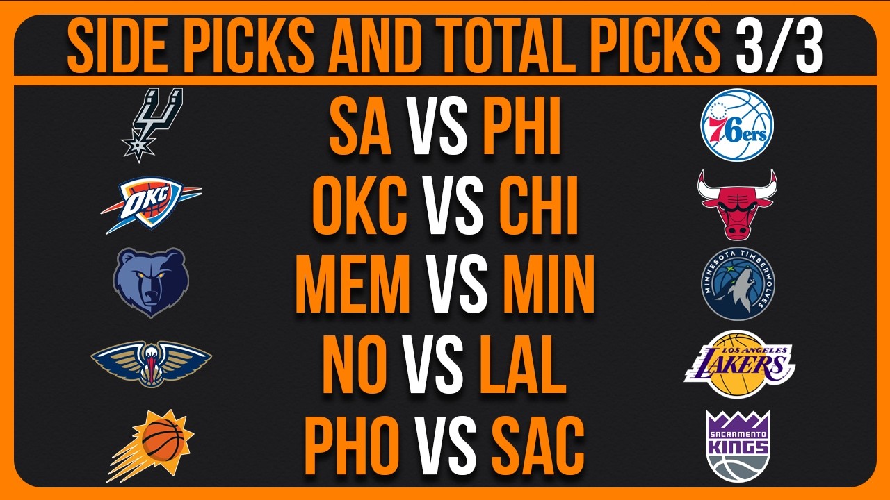 NBA Picks Today Tuesday 3/3/26 NBA Picks and Predictions | NBA Predictions Today | NBA Bets Today