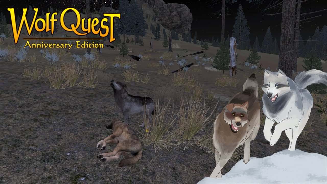 Taking over a rival pack! 🐺🍀WolfQuest: The Lucky Pack #1