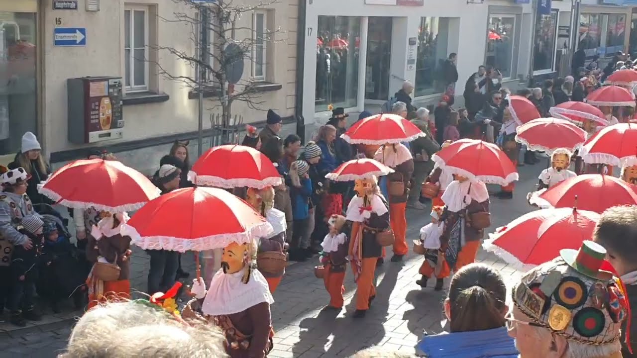 Narrensprung Oberndorf am Neckar 2024 - Fasnet - Hansel (mittags)