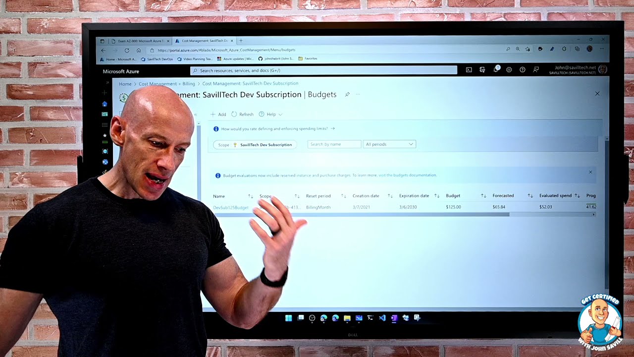 Functionality and Usage of Azure Cost Management - AZ-900 Certification Course