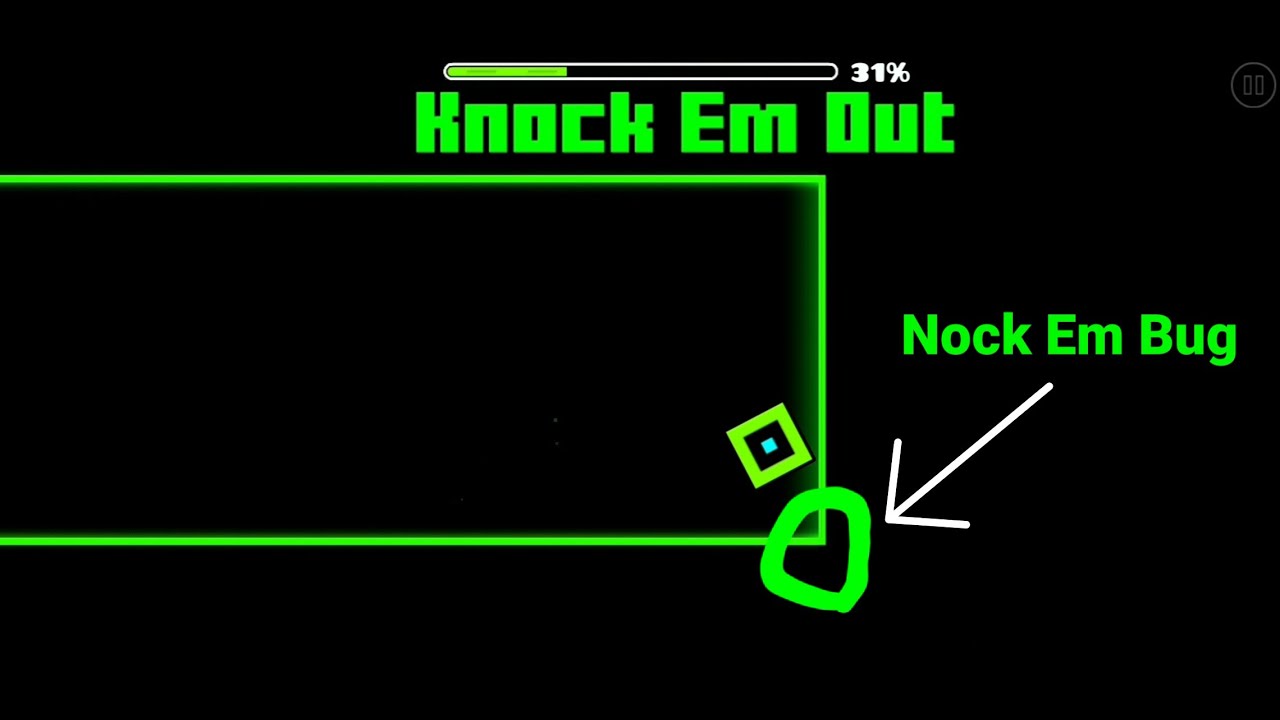 [Geometry Dash SubZero] Level 2 : Nock Em bug