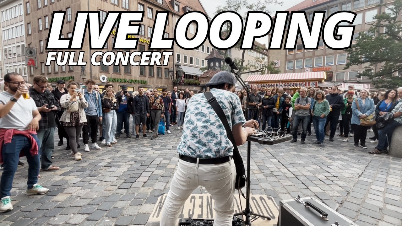 Live Looping House Funk One-Man Band Conquers The Square of Nuremberg