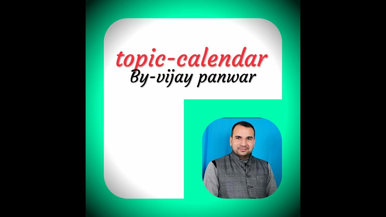 Full Calendar Topic