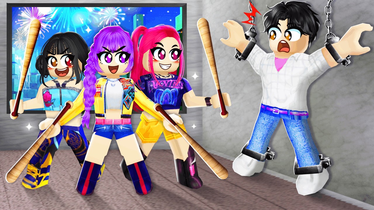 Rumi & Huntrix KIDNAPPED JINU SAJA BOYS In Roblox?! (KPop Demon Hunters)