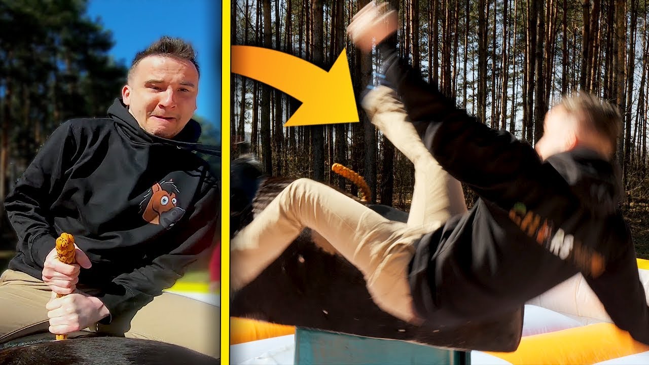 KTO LEPIEJ UJEŻDŻA BYKA? - BYK RODEO CHALLENGE