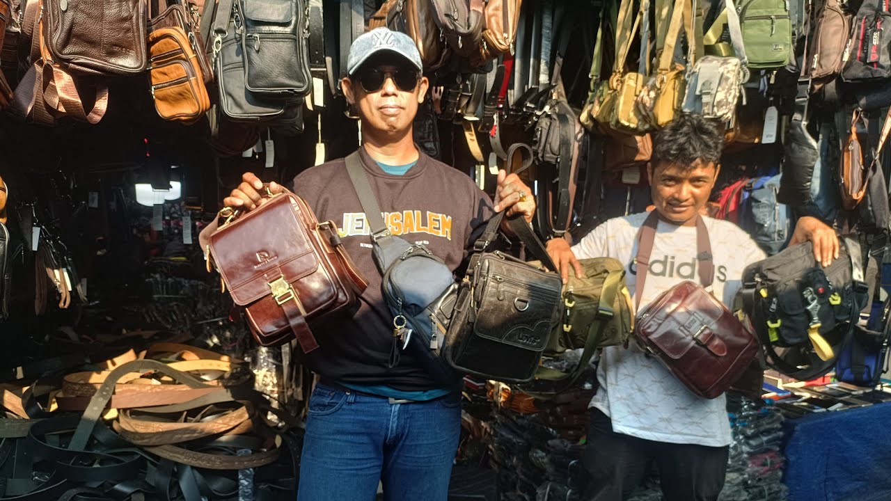 SERBA KULIT ASLI‼️TAS,GESPER,DOMPET |ADA DI PASAR LOAK JATINEGARA#wabangreno082123269763