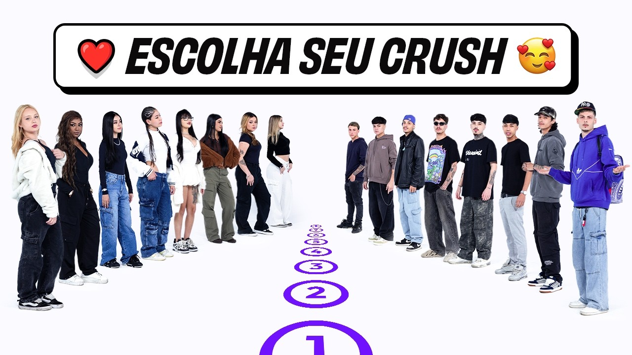 8 HOMENS vs 8 MULHERES | ESCOLHA SEU CRUSH 💜 EP. 05