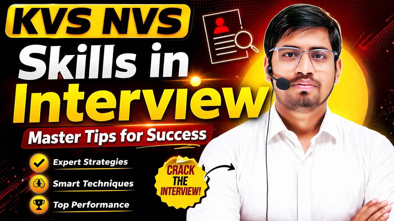 KVS NVS Interview 2026 | Skills You MUST Master 🔥 | Interview Tips by Abhishek Sir