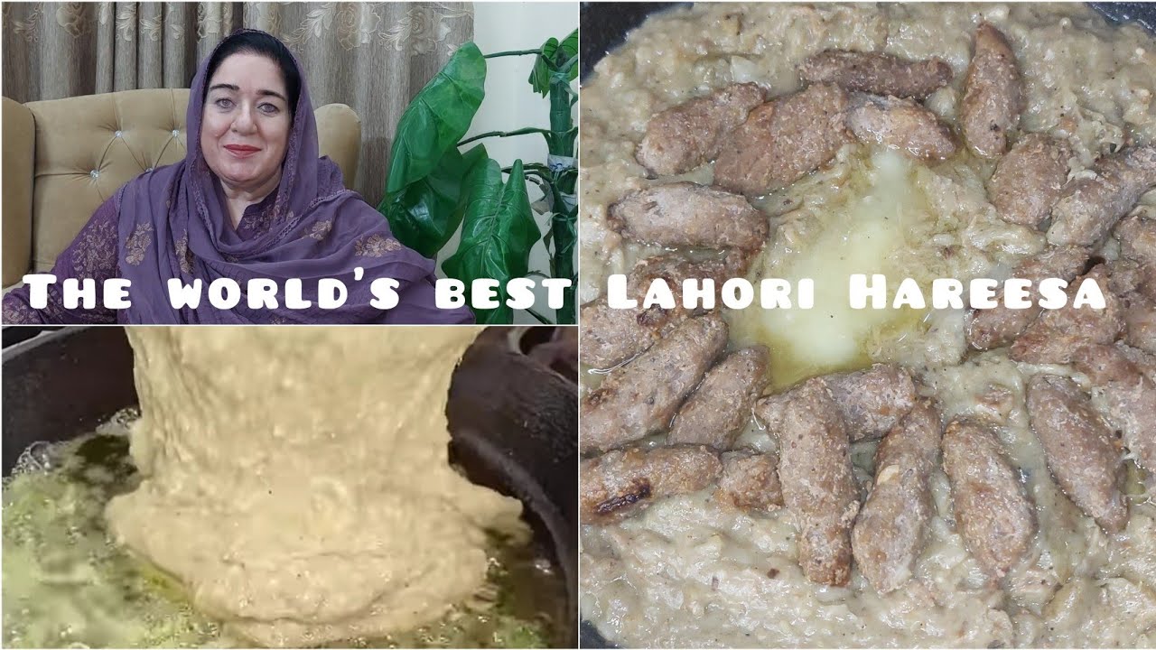 World's Famous Lahori Amratsari Hareesa Authentic recipe| Lahori Hareesa tried & tested recipe.