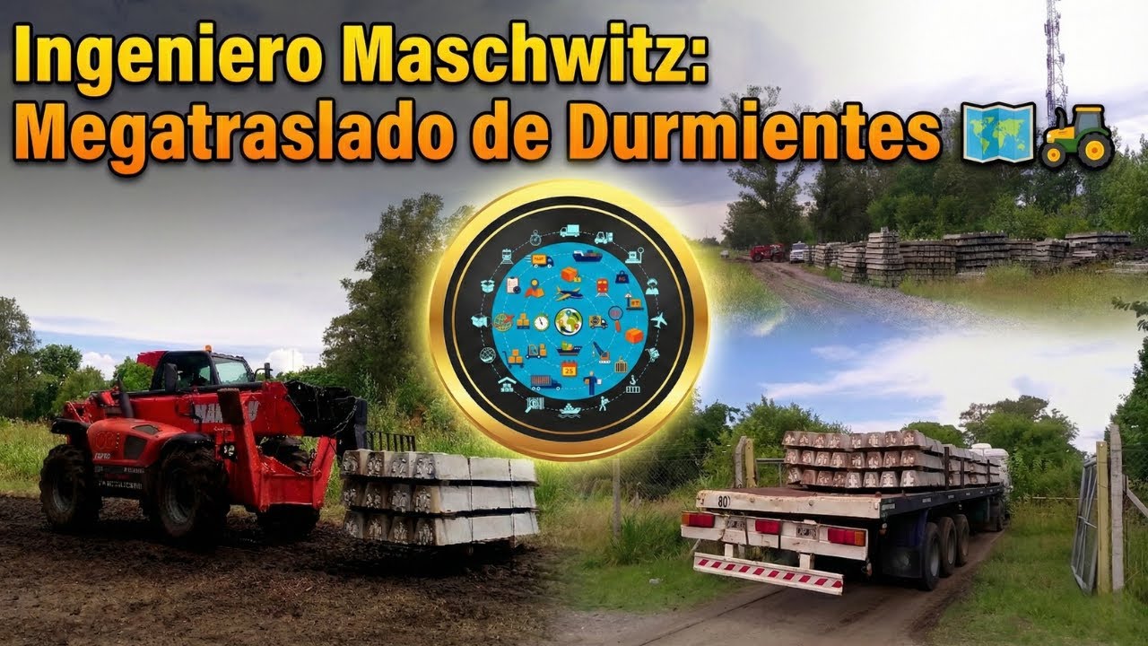 Ingeniero Maschwitz: Megatraslado de Durmientes 🗺️🚜