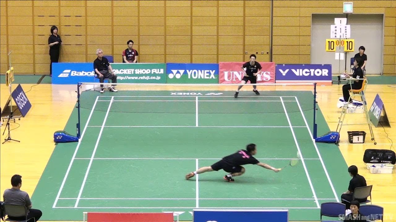 奈良岡 功大(浪岡高校) vs 渡邉 航貴(日本ユニシス) MS 準々決勝【2019年日本ランキングサーキット大会】